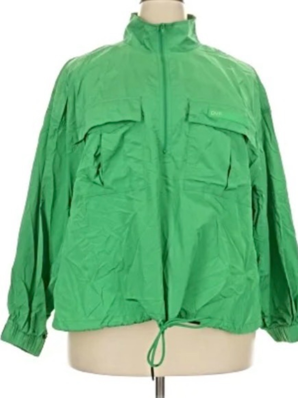 Diane Von Furstenberg Emerald Green Lightweight Jacket
